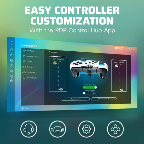 PDP - Wired Controller for  Xbox Series X|S & PC Controller - Ion White - Console Accessories by PDP The Chelsea Gamer