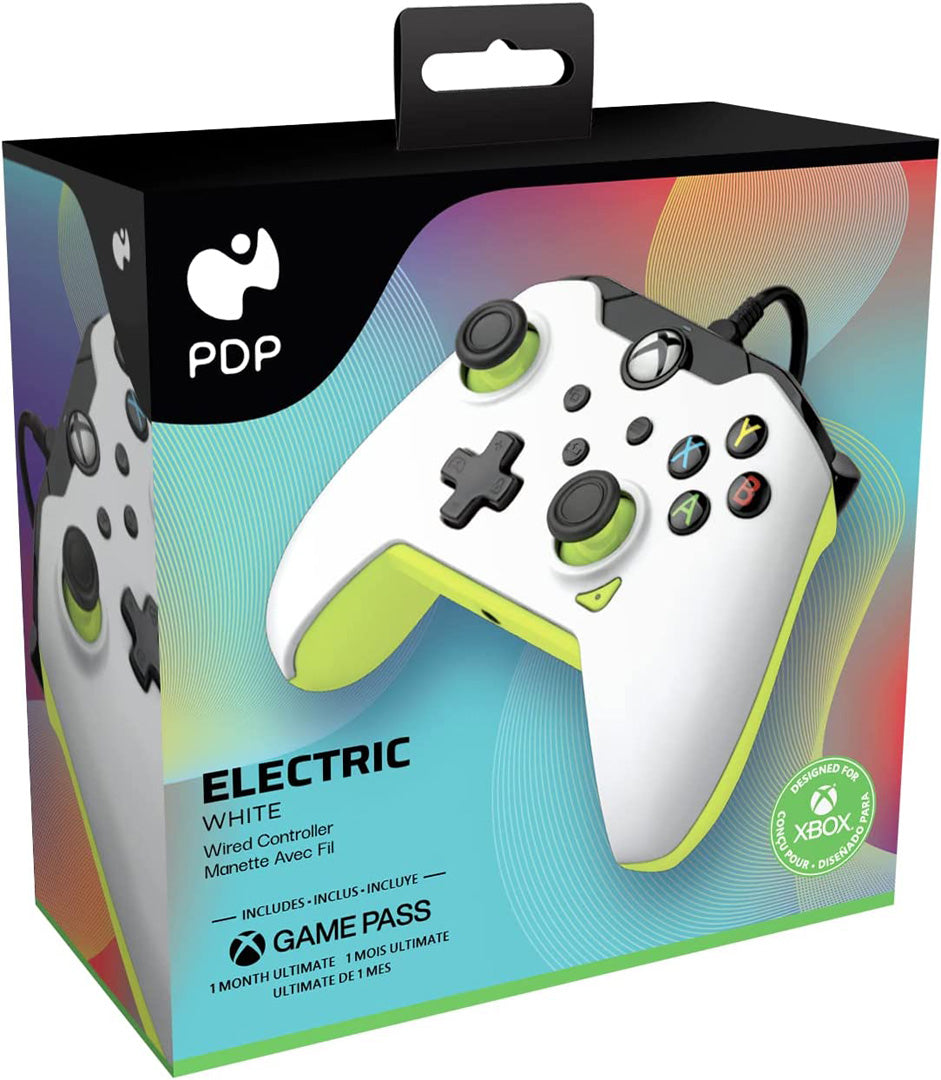 PDP - Wired Controller for Xbox & PC - Electric White - Console Accessories by PDP The Chelsea Gamer