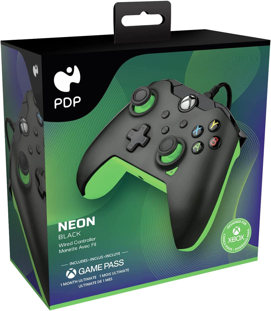PDP - Wired Controller for Xbox & PC - Neon Black - Console Accessories by PDP The Chelsea Gamer