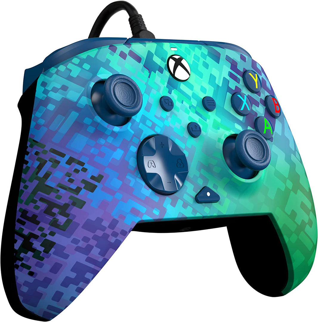 PDP - Rematch Wired Controller for Xbox - Glitch Green - Console Accessories by PDP The Chelsea Gamer