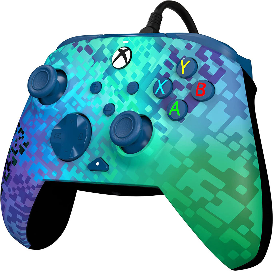 PDP - Rematch Wired Controller for Xbox - Glitch Green - Console Accessories by PDP The Chelsea Gamer
