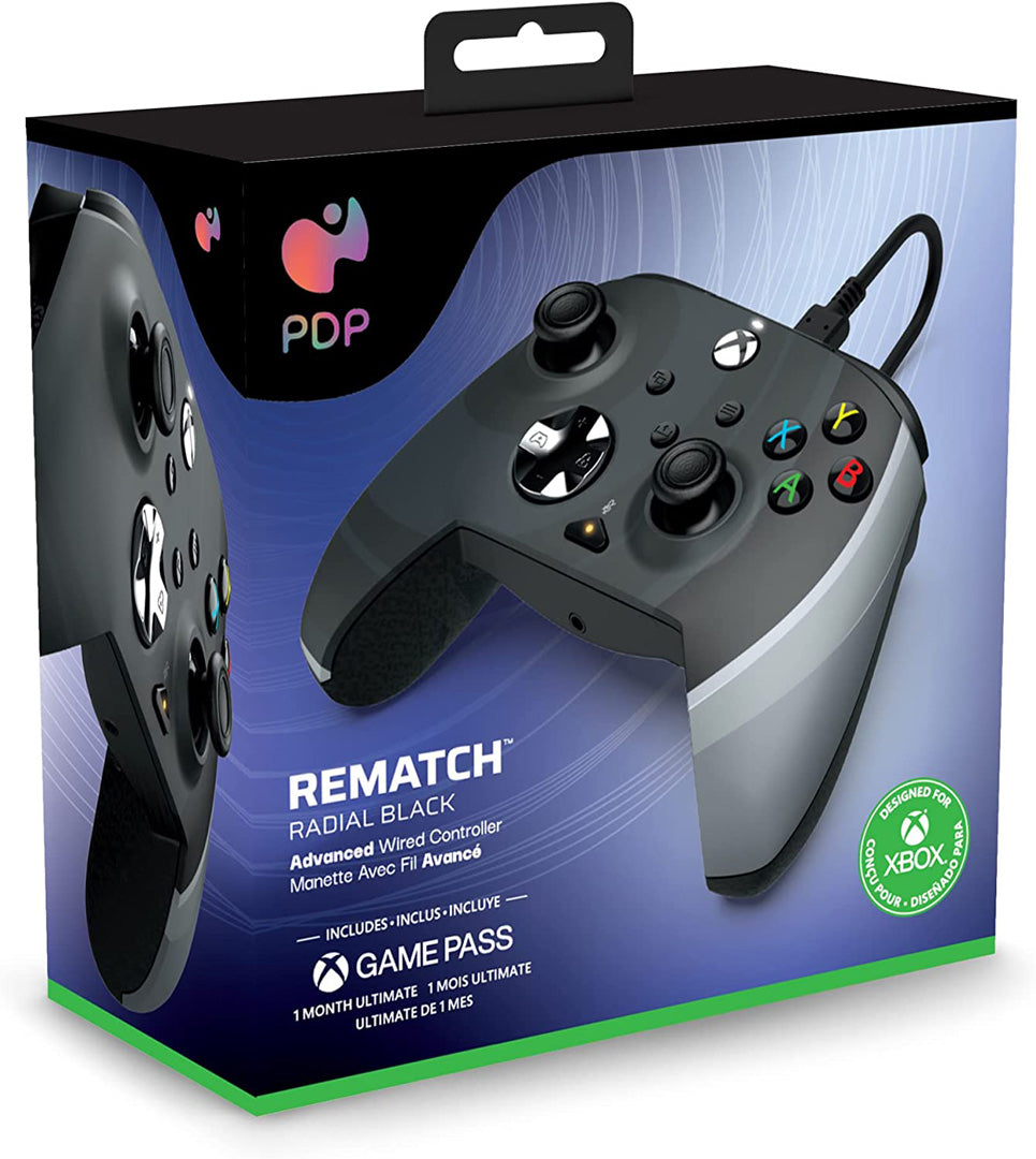 PDP – Rematch Wired Controller for Xbox & PC - Radial Black - Console Accessories by PDP The Chelsea Gamer