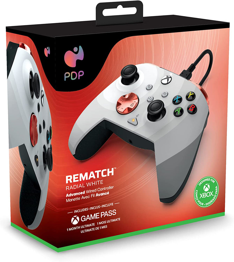 PDP – Rematch Wired Controller for Xbox & PC - Radial White - Console Accessories by PDP The Chelsea Gamer