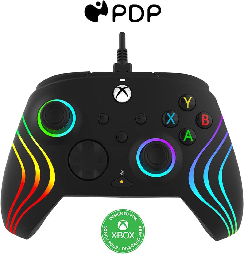 PDP - Afterglow Wave Wired Controller - Black - Console Accessories by PDP The Chelsea Gamer