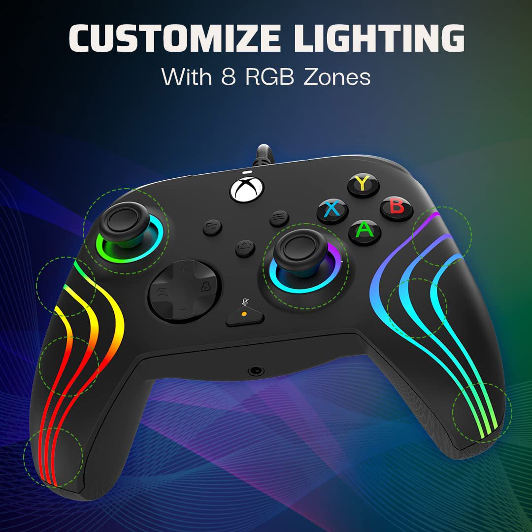 PDP - Afterglow Wave Wired Controller - Black - Console Accessories by PDP The Chelsea Gamer