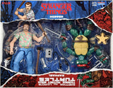 Teenage Mutant Ninja Turtles Raphael Vs Stranger Things Hopper Action Figures  6'' And Turtle With Articulation, P81192 - Merchandise by Bandai Namco Entertainment The Chelsea Gamer