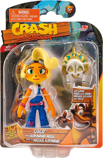 Crash Bandicoot - Coco Bandicoot With Mask Figure - Merchandise by Bandai Namco Merchandise The Chelsea Gamer