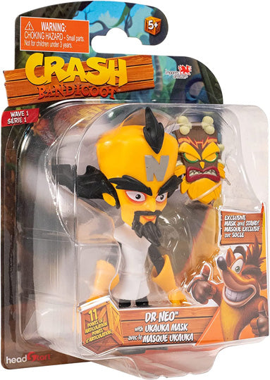 Crash Bandicoot - Dr. Neo Cortex With Mask Figure - Merchandise by Bandai Namco Merchandise The Chelsea Gamer