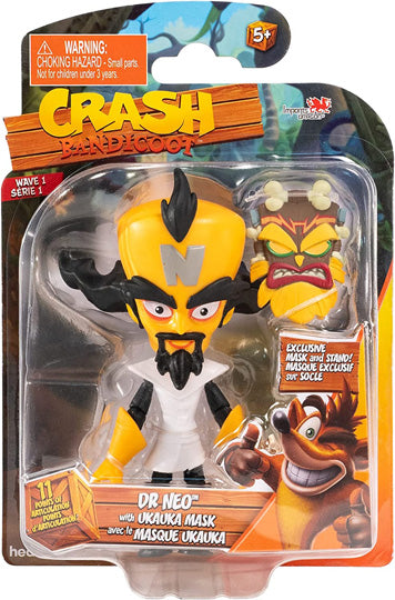 Crash Bandicoot - Dr. Neo Cortex With Mask Figure - Merchandise by Bandai Namco Merchandise The Chelsea Gamer