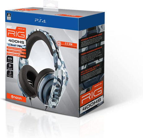 Nacon RIG 400 HS - Blue Camo - Console Accessories by Nacon The Chelsea Gamer