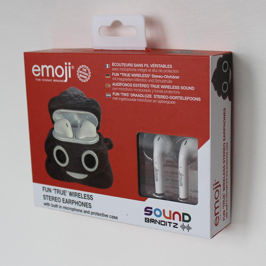 Lazerbuilt - TWS Earphones - Emoji - Poop - Console Accessories by Lazerbuilt Ltd The Chelsea Gamer