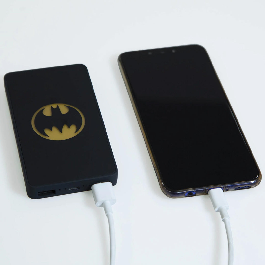 Lazerbuilt - Batman Logo Light Up 6000mAh Power Bank - merchandise by Lazerbuilt Ltd The Chelsea Gamer