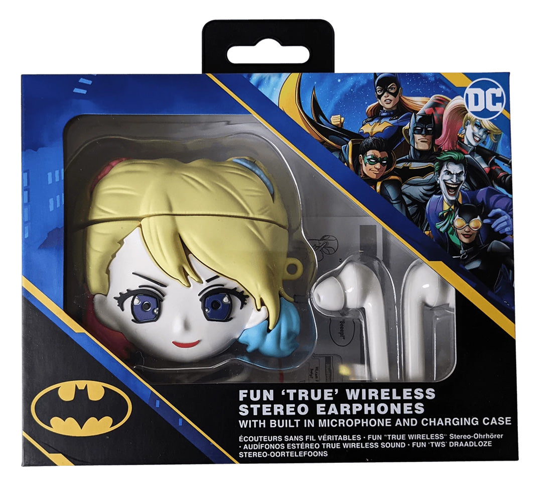 Lazerbuilt - TWS Earphones - DC - Harley Quin - Console Accessories by Lazerbuilt Ltd The Chelsea Gamer