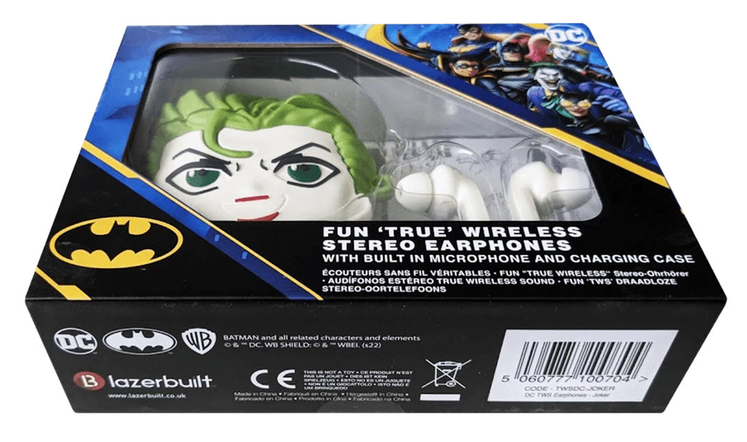Lazerbuilt - TWS Earphones - DC - The Joker - Console Accessories by Lazerbuilt Ltd The Chelsea Gamer
