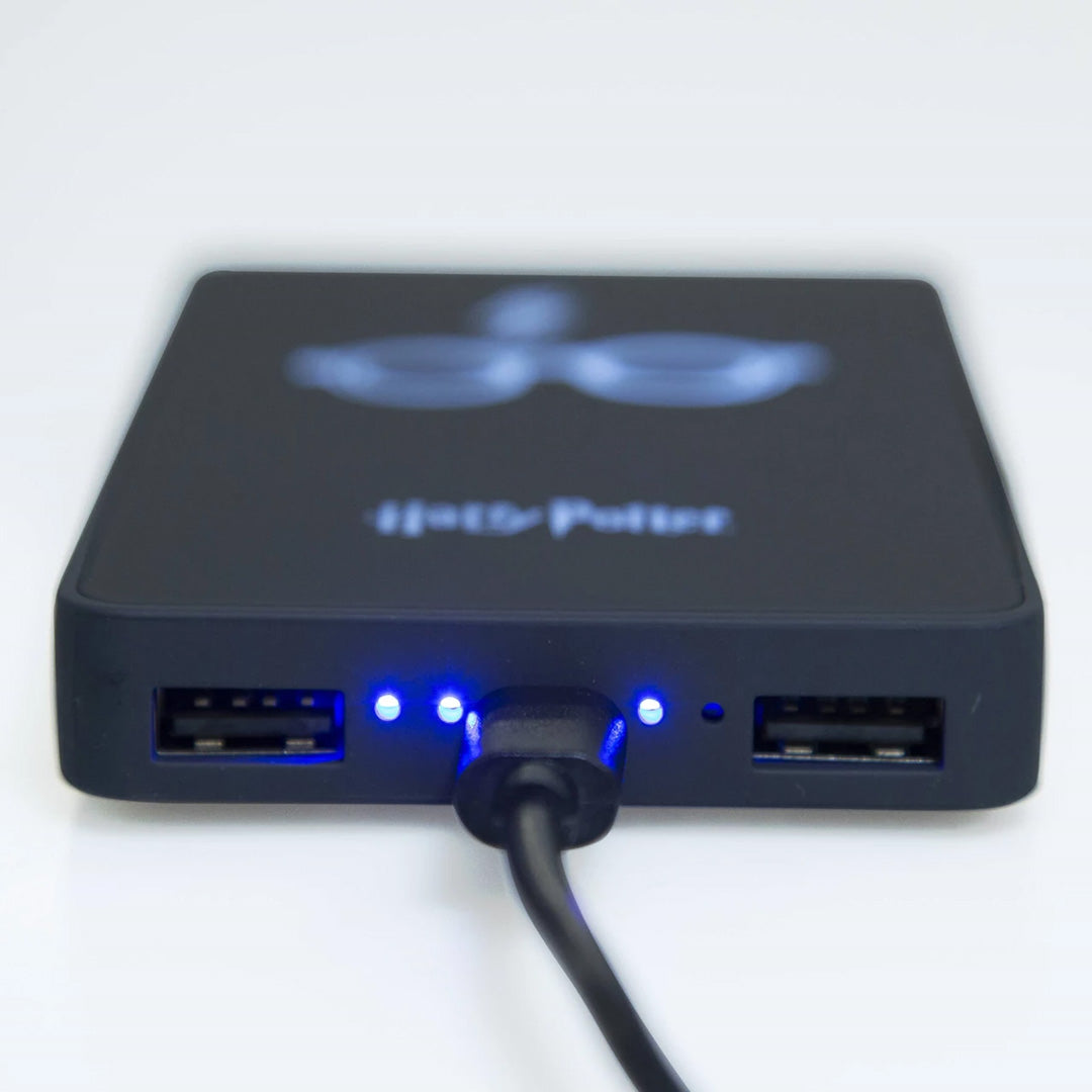 Lazerbuilt - Harry Potter Logo Light Up 6000mAh Power Bank - merchandise by Lazerbuilt Ltd The Chelsea Gamer