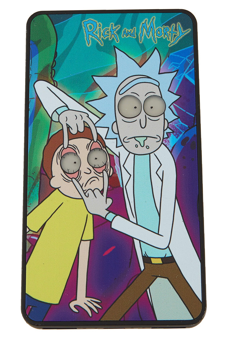 Lazerbuilt - Rick Morty Logo Light Up 6000mAh Power Bank - merchandise by Lazerbuilt Ltd The Chelsea Gamer