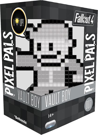 Pixel Pals Fallout 4: Vault Boy Black & White - merchandise by PDP The Chelsea Gamer