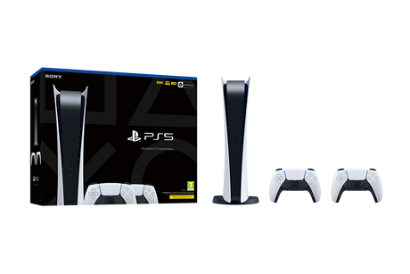 PlayStation®5 Digital Edition  - Two DualSense™ Wireless Controllers Bundle - Console pack by Sony The Chelsea Gamer
