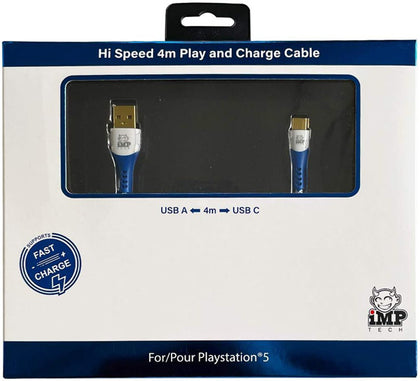 IMP Tech - 4M Charge Cable - USB A to USB C - Console Accessories by IMP Tech The Chelsea Gamer