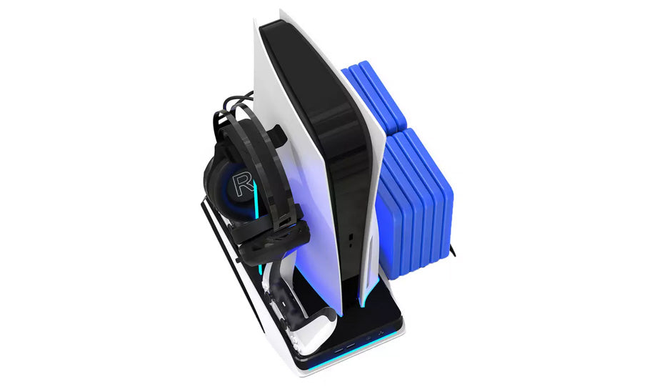 IMP Tech DLX+ Multi-Function LED Charging Tower for PS5 - Console Accessories by IMP Tech The Chelsea Gamer