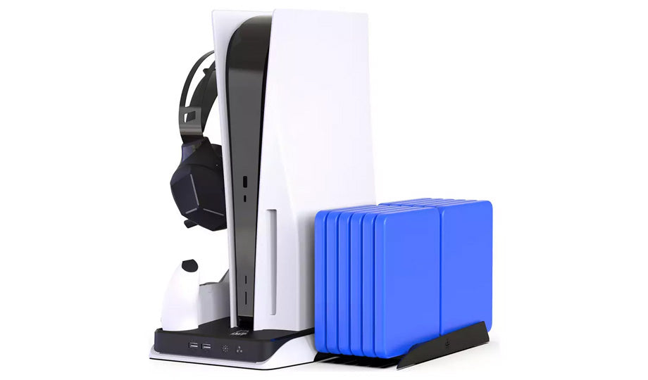 IMP Tech DLX+ Multi-Function LED Charging Tower for PS5 - Console Accessories by IMP Tech The Chelsea Gamer