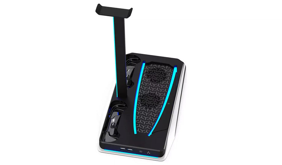 IMP Tech DLX+ Multi-Function LED Charging Tower for PS5 - Console Accessories by IMP Tech The Chelsea Gamer