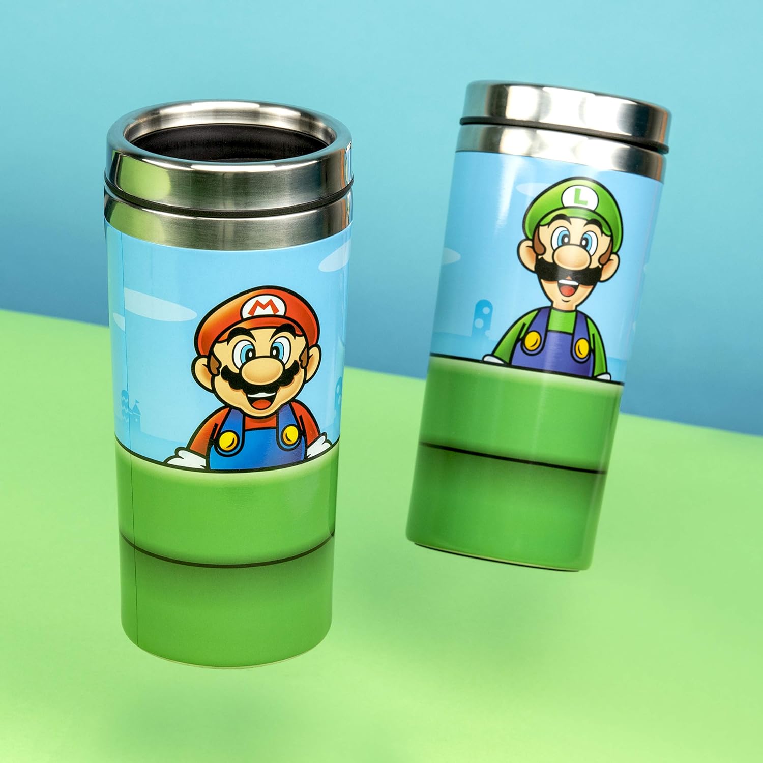 Super Mario Warp Pipe Travel Mug - Paladone - Merchandise by Paladone The Chelsea Gamer