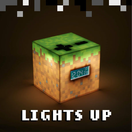 Minecraft Alarm Clock - Paladone - Merchandise by Paladone The Chelsea Gamer