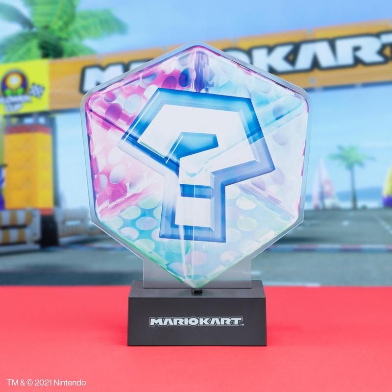 Mario Kart Acrylic Question Block Light - Paladone - Lighting by Paladone The Chelsea Gamer