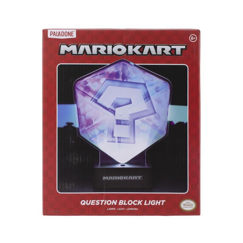 Mario Kart Acrylic Question Block Light - Paladone - Lighting by Paladone The Chelsea Gamer
