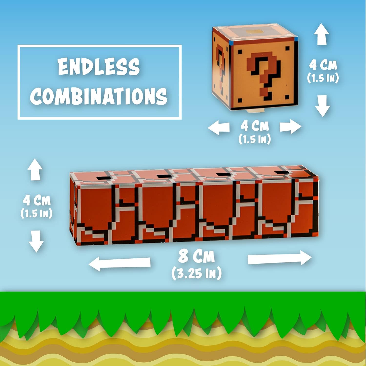 Super Mario Bros. Build a Level Light - Paladone - Lighting by Paladone The Chelsea Gamer