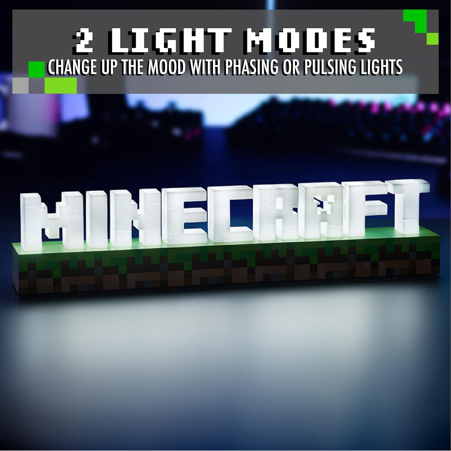 Minecraft Logo Light - Paladone - Lighting by Paladone The Chelsea Gamer