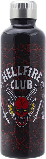 Paladone Hellfire Club Metal Water Bottle - 500ml - Merchandise by Paladone The Chelsea Gamer