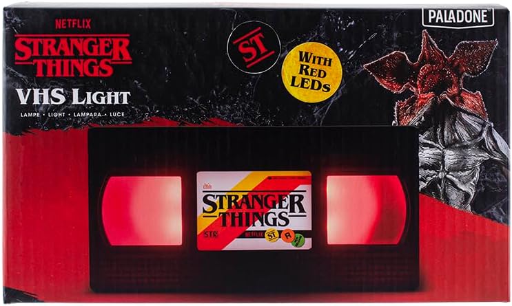 Stranger Things VHS Logo Light - Paladone - Lighting by Paladone The Chelsea Gamer