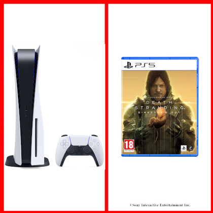 PlayStation®5 Console - Disc Edition Bundled with Death Stranding Director’s Cut - Console pack by Sony The Chelsea Gamer