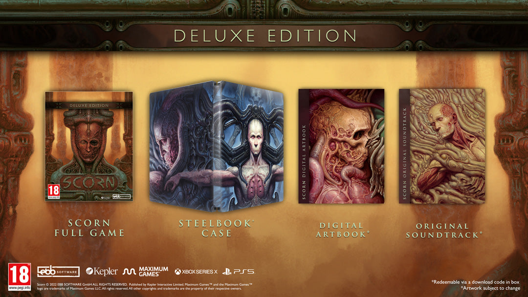 Scorn: Deluxe Edition - PlayStation 5 - Video Games by Maximum Games Ltd (UK Stock Account) The Chelsea Gamer