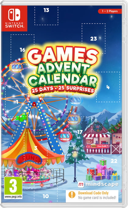 Games Advent Calendar - Nintendo Switch - Code In Box - Video Games by Mindscape The Chelsea Gamer