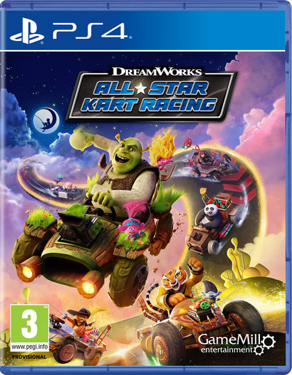Dreamworks All-Star Kart Racing - PlayStation 4 - Video Games by GameMill Entertainment The Chelsea Gamer