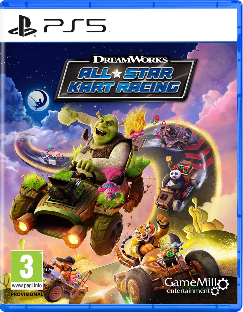 Dreamworks All-Star Kart Racing - PlayStation 5 - Video Games by GameMill Entertainment The Chelsea Gamer