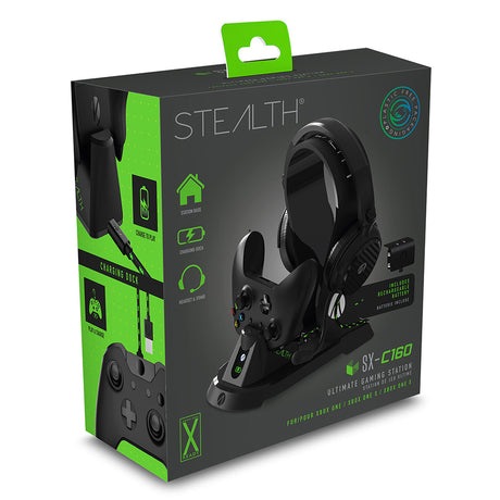 Stealth SX-C160 Premium Gaming Station - Black - Console Accessories by ABP Technology The Chelsea Gamer