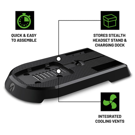 Stealth SX-C160 Premium Gaming Station - Black - Console Accessories by ABP Technology The Chelsea Gamer