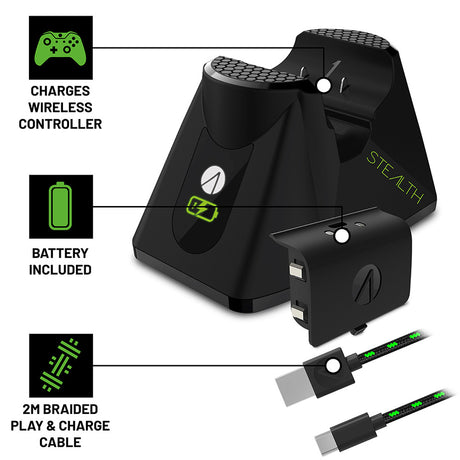 Stealth SX-C160 Premium Gaming Station - Black - Console Accessories by ABP Technology The Chelsea Gamer