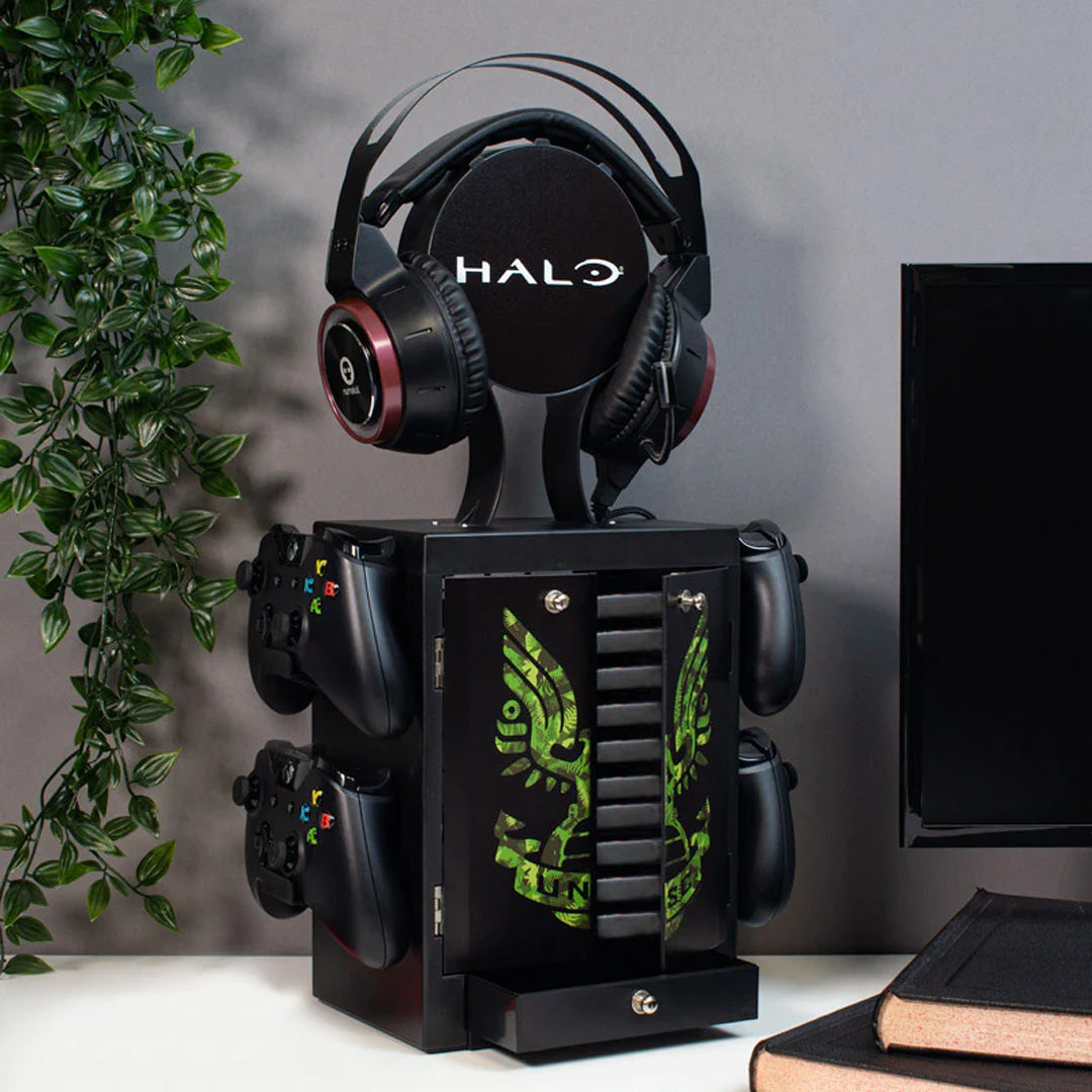 Numskull Official Halo Gaming Locker - Console Accessories by Numskull Designs The Chelsea Gamer