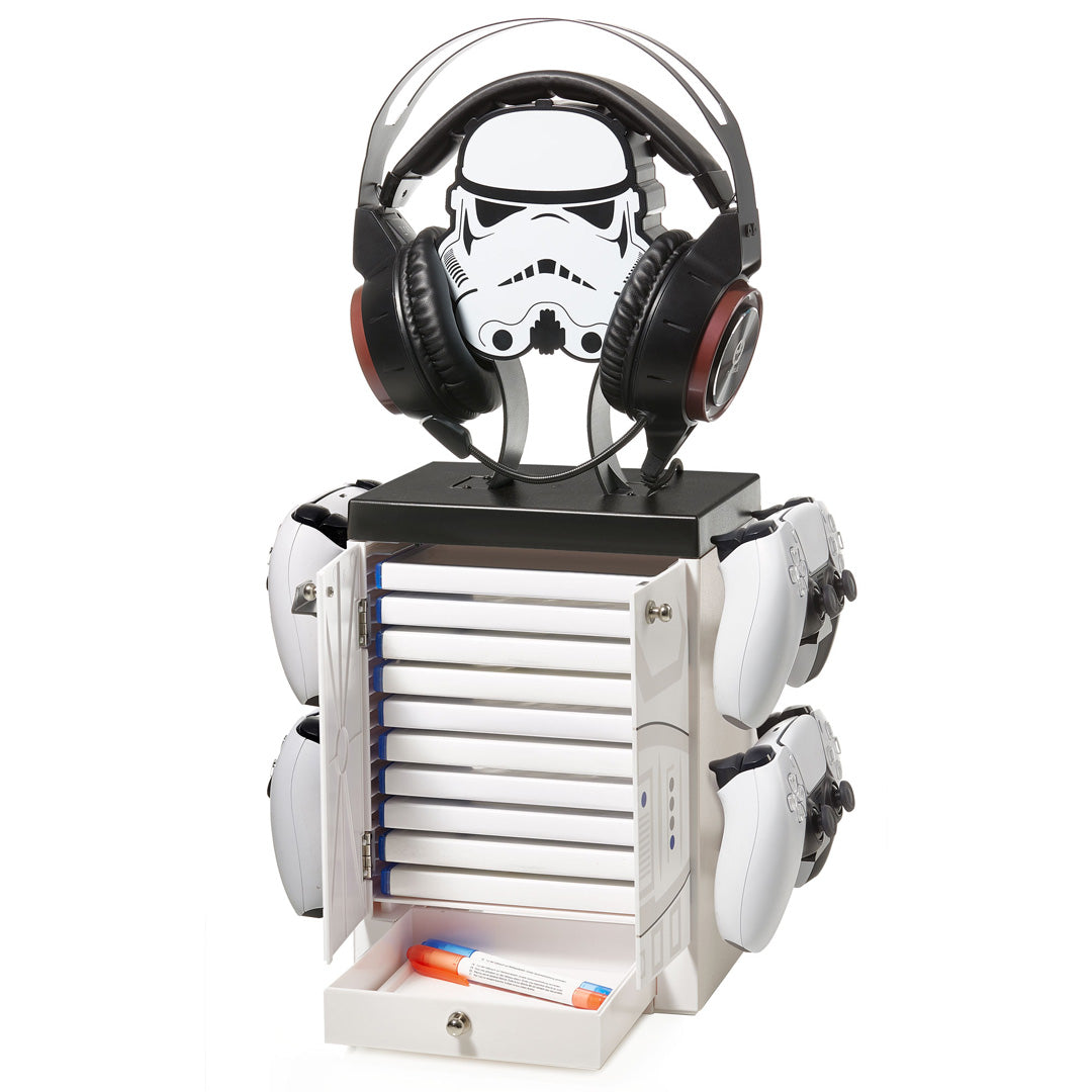 Numskull Official Original Stormtrooper Gaming Locker - Console Accessories by Numskull Designs The Chelsea Gamer