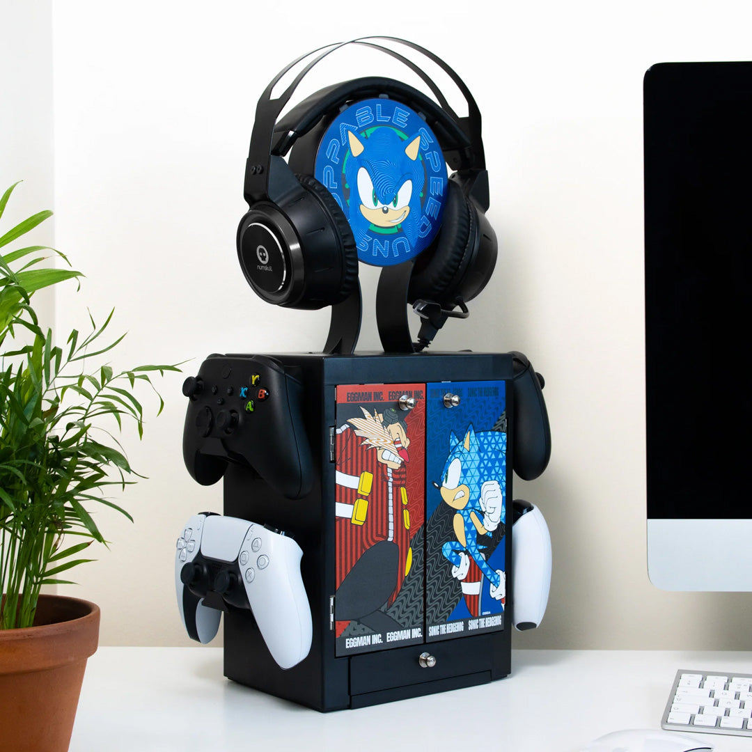 Numskull Official Sonic the Hedgehog Gaming Locker - Console Accessories by Numskull Designs The Chelsea Gamer