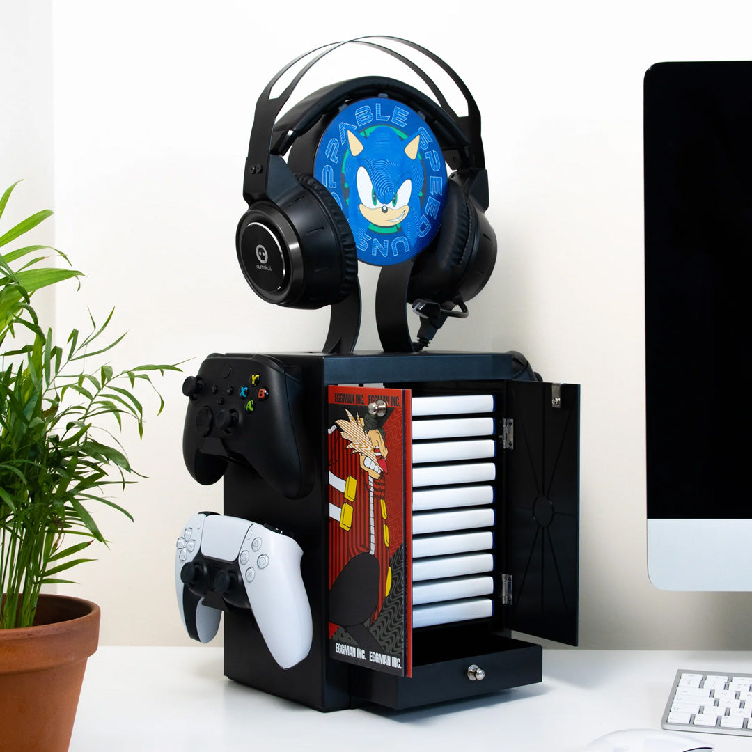 Numskull Official Sonic the Hedgehog Gaming Locker - Console Accessories by Numskull Designs The Chelsea Gamer