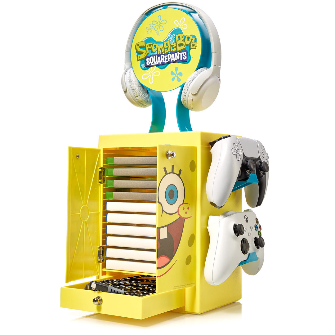 Numskull Official SpongeBob SquarePants Gaming Locker - Console Accessories by Numskull Designs The Chelsea Gamer