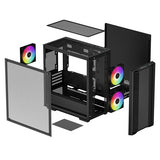 DeepCool CC360 Mini Tower PC Case - Black - Core Components by DeepCool The Chelsea Gamer