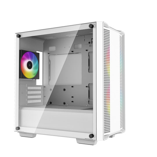 DeepCool CC360 Mini Tower PC Case - White - Core Components by DeepCool The Chelsea Gamer