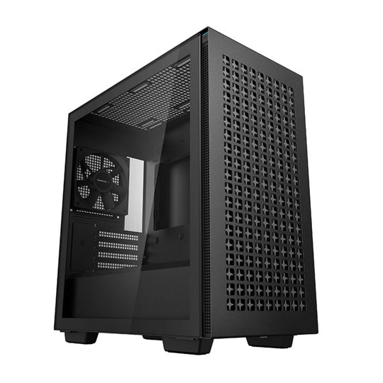 DeepCool CH370 Mini Tower PC Case - Black - Core Components by DeepCool The Chelsea Gamer